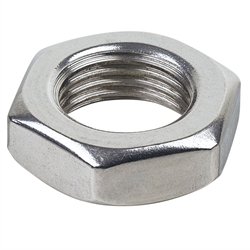 Niedrige Sechskantmuttern ISO 4035 mit metr. Gewinde, rechtsgängig, Edelstahl, Produktphoto